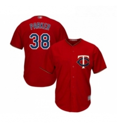 Youth Minnesota Twins 38 Blake Parker Replica Scarlet Alternate Cool Base Baseball Jersey Youth Minnesota Twins 38 Blake Parker Replica Scarlet Alternate Cool Base Baseball Jersey
