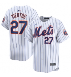 Men New York Mets Mark Vientos 27 White Flex Base Stitched Jersey Men New York Mets Mark Vientos 27 White Flex Base Stitched Jersey