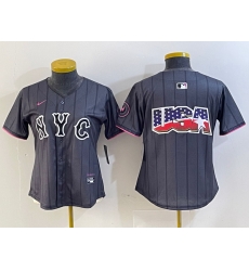 Women New York Mets Team Big Logo Graphite 2024 City Connect Limited Stitched Baseball Jersey 15 Women New York Mets Team Big Logo Graphite 2024 City Connect Limited Stitched Baseball Jersey 15