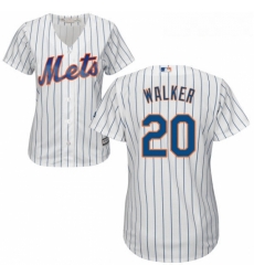 Womens Majestic New York Mets 20 Neil Walker Replica White Home Cool Base MLB Jersey Womens Majestic New York Mets 20 Neil Walker Replica White Home Cool Base MLB Jersey
