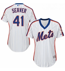 Womens Majestic New York Mets 41 Tom Seaver Replica White Alternate Cool Base MLB Jersey Womens Majestic New York Mets 41 Tom Seaver Replica White Alternate Cool Base MLB Jersey