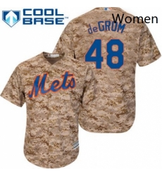 Womens Majestic New York Mets 48 Jacob deGrom Replica Camo MLB Jersey Womens Majestic New York Mets 48 Jacob deGrom Replica Camo MLB Jersey