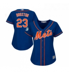 Womens New York Mets 23 Keon Broxton Authentic Royal Blue Alternate Home Cool Base Baseball Jersey Womens New York Mets 23 Keon Broxton Authentic Royal Blue Alternate Home Cool Base Baseball Jersey