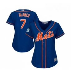 Womens New York Mets 7 Gregor Blanco Authentic Royal Blue Alternate Home Cool Base Baseball Jersey Womens New York Mets 7 Gregor Blanco Authentic Royal Blue Alternate Home Cool Base Baseball Jersey