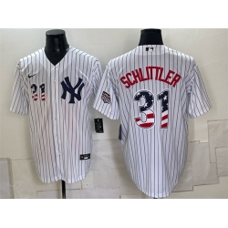 Men New York Yankees  31 Cam Schlittler White 2026 All Star Edition Stars   Stripes Stadium Pick A Player Stitched Baseball Jersey