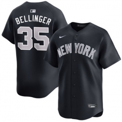 Men New York Yankees 35 Cody Bellinger Navy 2024 Alternate Limited Stitched Baseball Jersey