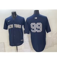 Men New York Yankees  99 Aaron Judge Navy Limited Stitched Baseball Jersey