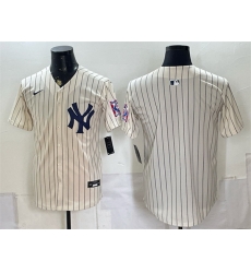 Men New York Yankees Blank Cream 2026 Field of Dreams Stadium Stitched Baseball Jersey Men New York Yankees Blank Cream 2026 Field of Dreams Stadium Stitched Baseball Jersey
