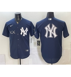 Men New York Yankees x KAWS Team Big Logo Navy Stadium Stitched Baseball Jersey Men New York Yankees x KAWS Team Big Logo Navy Stadium Stitched Baseball Jersey
