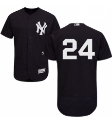 Mens Majestic New York Yankees 24 Gary Sanchez Navy Blue Alternate Flexbase Authentic Collection MLB Jersey