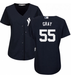 Womens Majestic New York Yankees 55 Sonny Gray Authentic Navy Blue Alternate MLB Jersey Womens Majestic New York Yankees 55 Sonny Gray Authentic Navy Blue Alternate MLB Jersey