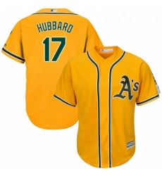 Youth Majestic Oakland Athletics 17 Glenn Hubbard Authentic Gold Alternate 2 Cool Base MLB Jersey Youth Majestic Oakland Athletics 17 Glenn Hubbard Authentic Gold Alternate 2 Cool Base MLB Jersey
