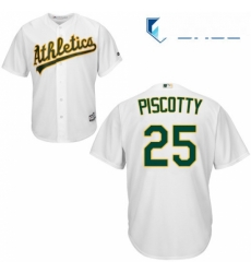 Youth Majestic Oakland Athletics 25 Stephen Piscotty Authentic White Home Cool Base MLB Jersey Youth Majestic Oakland Athletics 25 Stephen Piscotty Authentic White Home Cool Base MLB Jersey