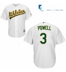 Youth Majestic Oakland Athletics 3 Boog Powell Replica White Home Cool Base MLB Jersey Youth Majestic Oakland Athletics 3 Boog Powell Replica White Home Cool Base MLB Jersey