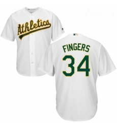 Youth Majestic Oakland Athletics 34 Rollie Fingers Authentic White Home Cool Base MLB Jersey Youth Majestic Oakland Athletics 34 Rollie Fingers Authentic White Home Cool Base MLB Jersey