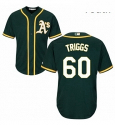 Youth Majestic Oakland Athletics 60 Andrew Triggs Authentic Green Alternate 1 Cool Base MLB Jersey Youth Majestic Oakland Athletics 60 Andrew Triggs Authentic Green Alternate 1 Cool Base MLB Jersey