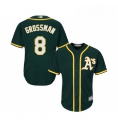 Youth Oakland Athletics 8 Robbie Grossman Replica Green Alternate 1 Cool Base Baseball Jersey Youth Oakland Athletics 8 Robbie Grossman Replica Green Alternate 1 Cool Base Baseball Jersey