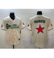 Men Philadelphia Phillies Phanatic Cream Limited Stitched Jersey Men Philadelphia Phillies Phanatic Cream Limited Stitched Jersey