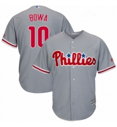 Youth Majestic Philadelphia Phillies 10 Larry Bowa Authentic Grey Road Cool Base MLB Jersey Youth Majestic Philadelphia Phillies 10 Larry Bowa Authentic Grey Road Cool Base MLB Jersey