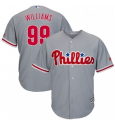 Youth Majestic Philadelphia Phillies 99 Mitch Williams Authentic Grey Road Cool Base MLB Jersey Youth Majestic Philadelphia Phillies 99 Mitch Williams Authentic Grey Road Cool Base MLB Jersey