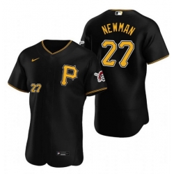 Men Pittsburgh Pirates 27 Kevin Newman Black Flex Base Stitched MLB jersey