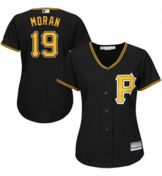 Womens Majestic Pittsburgh Pirates 19 Colin Moran Authentic Black Alternate Cool Base MLB Jersey Womens Majestic Pittsburgh Pirates 19 Colin Moran Authentic Black Alternate Cool Base MLB Jersey