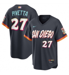Men San Diego Padres 27 Nick Pivetta Obsidian 2026 City Connect Stadium Stitched Baseball Jersey Men San Diego Padres 27 Nick Pivetta Obsidian 2026 City Connect Stadium Stitched Baseball Jersey