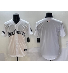 Men San Francisco Giants Blank White 27Gothic Fog Edition 27 Vapor Premier Limited Stitched Baseball Jersey Men San Francisco Giants Blank White 27Gothic Fog Edition 27 Vapor Premier Limited Stitched Baseball Jersey