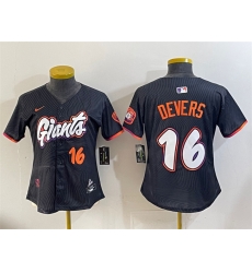 Women San Francisco Giants 16 Rafael Devers Anthracite 2025 City Connect Limited Stitched Baseball Jersey Women San Francisco Giants 16 Rafael Devers Anthracite 2025 City Connect Limited Stitched Baseball Jersey