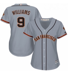 Womens Majestic San Francisco Giants 9 Matt Williams Replica Grey Road Cool Base MLB Jersey Womens Majestic San Francisco Giants 9 Matt Williams Replica Grey Road Cool Base MLB Jersey