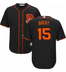 Youth Majestic San Francisco Giants 15 Bruce Bochy Replica Black Alternate Cool Base MLB Jersey Youth Majestic San Francisco Giants 15 Bruce Bochy Replica Black Alternate Cool Base MLB Jersey