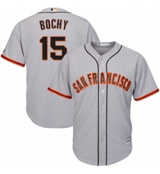 Youth Majestic San Francisco Giants 15 Bruce Bochy Replica Grey Road Cool Base MLB Jersey Youth Majestic San Francisco Giants 15 Bruce Bochy Replica Grey Road Cool Base MLB Jersey