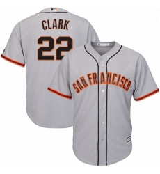 Youth Majestic San Francisco Giants 22 Will Clark Authentic Grey Road Cool Base MLB Jersey Youth Majestic San Francisco Giants 22 Will Clark Authentic Grey Road Cool Base MLB Jersey