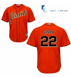 Youth Majestic San Francisco Giants 22 Will Clark Authentic Orange Alternate Cool Base MLB Jersey Youth Majestic San Francisco Giants 22 Will Clark Authentic Orange Alternate Cool Base MLB Jersey