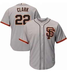 Youth Majestic San Francisco Giants 22 Will Clark Replica Grey Road 2 Cool Base MLB Jersey Youth Majestic San Francisco Giants 22 Will Clark Replica Grey Road 2 Cool Base MLB Jersey