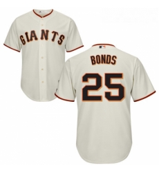 Youth Majestic San Francisco Giants 25 Barry Bonds Replica Cream Home Cool Base MLB Jersey Youth Majestic San Francisco Giants 25 Barry Bonds Replica Cream Home Cool Base MLB Jersey