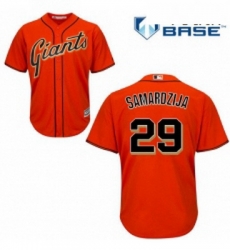 Youth Majestic San Francisco Giants 29 Jeff Samardzija Replica Orange Alternate Cool Base MLB Jersey Youth Majestic San Francisco Giants 29 Jeff Samardzija Replica Orange Alternate Cool Base MLB Jersey