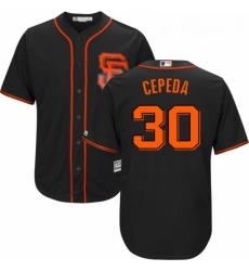 Youth Majestic San Francisco Giants 30 Orlando Cepeda Authentic Black Alternate Cool Base MLB Jersey Youth Majestic San Francisco Giants 30 Orlando Cepeda Authentic Black Alternate Cool Base MLB Jersey