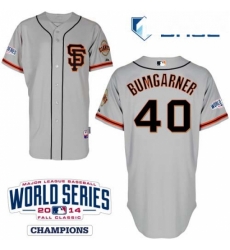 Youth Majestic San Francisco Giants 40 Madison Bumgarner Replica Grey Road 2 Cool Base w2014 World Series Patch MLB Jersey Youth Majestic San Francisco Giants 40 Madison Bumgarner Replica Grey Road 2 Cool Base w2014 World Series Patch MLB Jersey