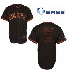 Youth Majestic San Francisco Giants 8 Hunter Pence Replica Black Cool Base MLB Jersey Youth Majestic San Francisco Giants 8 Hunter Pence Replica Black Cool Base MLB Jersey
