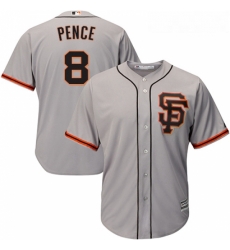 Youth Majestic San Francisco Giants 8 Hunter Pence Replica Grey Road 2 Cool Base MLB Jersey Youth Majestic San Francisco Giants 8 Hunter Pence Replica Grey Road 2 Cool Base MLB Jersey