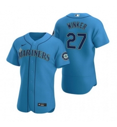 Men Seattle Mariners 27 Jesse Winker Royal Flex Base Stitched jersey Men Seattle Mariners 27 Jesse Winker Royal Flex Base Stitched jersey