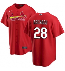 Youth St. Louis Cardinals Nolan Arenado Red Jersey Home Cool Base