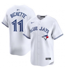 Men Toronto Blue Jays 11 Bo Bichette White 2024 Home Limited Stitched Baseball Jersey Men Toronto Blue Jays 11 Bo Bichette White 2024 Home Limited Stitched Baseball Jersey