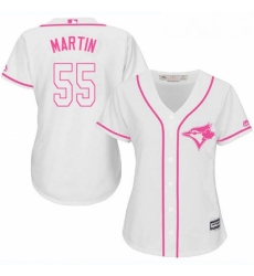 Womens Majestic Toronto Blue Jays 55 Russell Martin Replica White Fashion Cool Base MLB Jersey Womens Majestic Toronto Blue Jays 55 Russell Martin Replica White Fashion Cool Base MLB Jersey