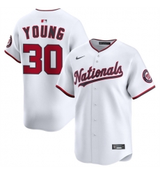 Men Washington Nationals 30 Jacob Young White 2025 Home Limited Stitched Baseball Jersey Men Washington Nationals 30 Jacob Young White 2025 Home Limited Stitched Baseball Jersey
