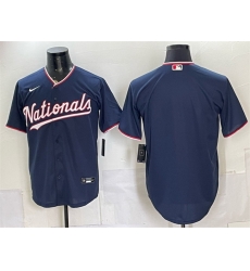 Men Washington Nationals Blank Navy Stitched Baseball Jersey Men Washington Nationals Blank Navy Stitched Baseball Jersey