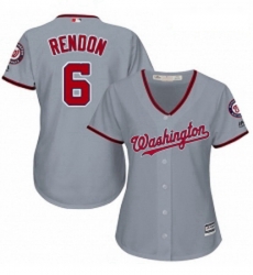 Womens Majestic Washington Nationals 6 Anthony Rendon Authentic Grey Road Cool Base MLB Jersey Womens Majestic Washington Nationals 6 Anthony Rendon Authentic Grey Road Cool Base MLB Jersey
