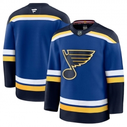 Men St  Louis Blues Blank Blue 2024 25 Home Stitched Hockey Jersey