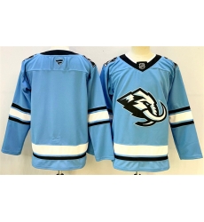 Men Utah Mammoth Blank Blue 2025 Stitched Jersey